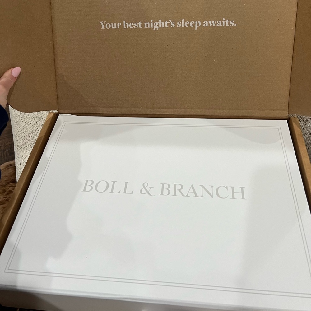 Boll & Branch Percale Hemmed Sheet Set CALI KING